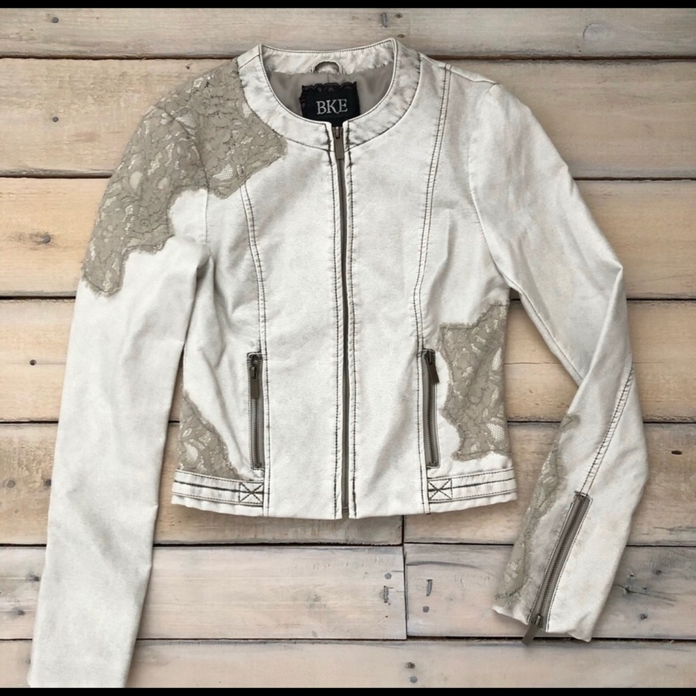 BKE faux leather jacket